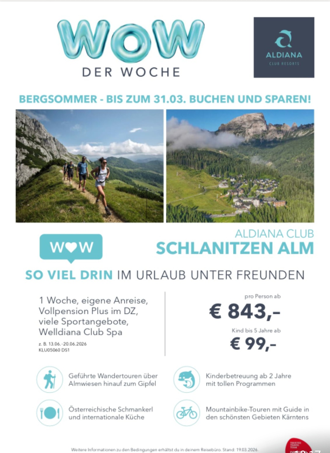 Aldiana Club Schlanitzen Alm